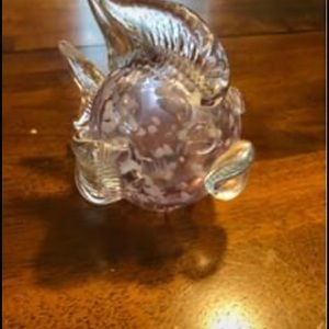 Heavy glass bubble fish